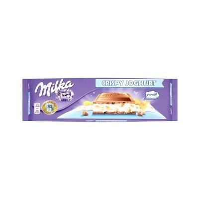Milka Mliečna čokoláda s jogurtovou náplňou a zmesou ryžových chrumiek 300 g  od 1,99 € - Heureka.sk