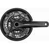Kľučky 3 SHIMANO FC-MT210-L, 175mm 40-30-22z, čierne, s krytom, 9sp, s ložiskami