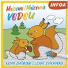 Lesné zvieratká maľovanie vodou