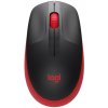 Logitech Wireless M190 černo-červená