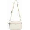 Dámska crossbody koženková kabelka Béžová