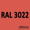 RAL 3022 uretánová auto farba lesklá alebo matná 1 liter + tužidlo + riedidlo (RAL3022 SALMON PINK originálny odtieň uretánovej farby s lakom ( ČSN 8056 ))