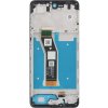 LCD displej s rámom Motorola Moto G04 – čierna farba