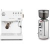 Ascaso Steel UNO PID, White&Wood + La Pavoni Cilindro