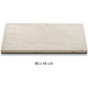Semmelrock Carat vertino 60x40x4,2cm, Farby strieborno-sivá