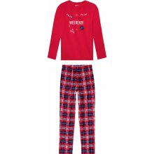 pepperts dievčenské pyžamo červená