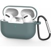 Techsuit – Silicone Case silikónové puzdro na AirPods Pro 3 (ultratenký hladký materiál) – zelené