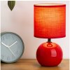 Atmosphera - Stolná lampa TIMÉO 1xE14/60W/230V červená 116289C + záruka 3 roky zadarmo