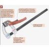 Fortum Zvierka stolárska 300x80 mm kovová s račňovým rýchlouzáverom, 4755003