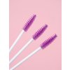 Wowbyme® Wowbyme kefka na mihalnice Lash Farba: Biela / fialová, Počet: 10ks