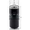 Olejový filter MANN+HUMMEL GmbH W 1170/7