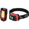LED pracovná sada Čelovka Falcon Eye WORKSHOP so vstavaným Li-Pol 1200mAh aku., IR senzor+Pracovné svetlo so vstavaným Li-ion 3600mAh aku.