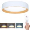 Solight WO8017 Stropné LED svietidlo LARIOS s diaľkovým ovládačom 48W, 3000K-6500K, 3360lm, IP20, biela