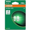 OSRAM ULTRA LIFE W5W 12V W2,1X9,5D 2ks/blister OSRAM 2825ULT-02B
