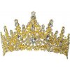 Nejedlá dekorace kovová Koruna zlatá - dortis