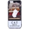 3D kryt na iPhone 6 Plus/ 6S Plus Cat and Books