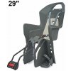 Detská sedačka zadná Polisport Koolah 29 na rám - sivá