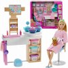 Barbie Salón krásy Herní set s běloškou