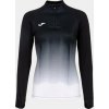 Joma Dámska mikina ELITE VII SWEATSHIRT BLACK-WHITE-GRAY Veľkosť: 2XS