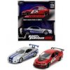 Autíčka Mitsubishi Lancer Evolution IX a Nissan Skyline GTR R34 Fast & Furious Twin Pack Jada kovové s otvárateľnými dverami dĺžka 13 cm 1:32
