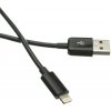 OEM Kábel C-TECH USB 2.0 Nabíjací a synchronizačný kábel Lightning (IP5 a vyšší), 1 m, čierny CB-APL-10B C-Tech