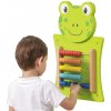 Drevená tabuľa s počítadlom žabka montessori certifikát FSC