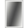 Zrkadlo do kúpeľne s osvetlením Cordia DOUBLE LINE s ochranou proti zahmlievaniu 65 x 100 cm IP 44