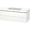 Duravit L-Cube - Skrinka s umývadlom, 50x120x48 cm, 2 zásuvky, biela mat LC6929N1818