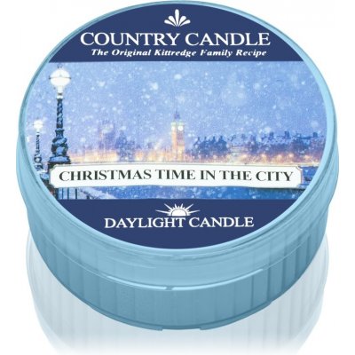 Country Candle Christmas Time In The City čajová sviečka 42 g