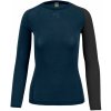 Karpos outdoorové funkčné tričko Dinamico Merino 130 s dlhým rukávom Midnight/Black dámske modré