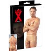 Transparentní latexové boxerky s kapsou na penis a varlata