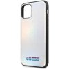 GUESS Guess Iridescent silikónové puzdro pre iPhone 11 Pro MAX / GUHCN65BLD strieborné