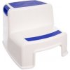 Orion Plastový dvojstupínek modro-biela 812107
