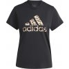 Dámske tričko adidas, ANIMAL PRINT GRAPHICH T-SHIRT čierna,béžová S