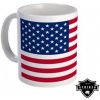 Hrnček Striker vlajka USA - biely