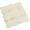 BELLATEX Sedák LADA 41/003 prešívaný 40 × 40 cm, smotanová Uni