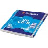 CD-R 700 MB, AZO, 80MIN, 52X, CRYSTAL, V ŠTANDARDNOM OBALE, VERBATIM 