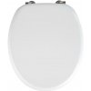 Wenko WENKO 154008100-WC sedátko VALENCIA 43x36 cm biela/strieborná WE0623 + záruka 3 roky zadarmo + záruka 3 roky zadarmo
