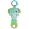 BRIGHT STARTS Hračka s melódiou na C krúžku Tug Tunes™ slon 0m+ 14x8x30 modrá