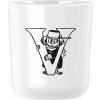 RIG-TIG Plastový pohár MOOMIN ABC 200 ml, písmeno V, biela