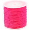 Pro Háčkování Šňůrka nylonová 0,8 mm neon růžová 5 m