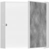 Hansgrohe XtraStoris Rock Zápustná polica s dvierkami na obkladačky 30x30x10 cm, biela 56085700