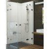 Ravak Brillant sprchovací kút 90x90 cm obdĺžniková chromová lesklé/priehľadné sklo 1UV77A00Z1