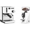 Rancilio Silvia BC, white + Eureka Mignon Specialita Compatto, CR white