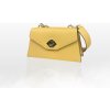 CROMIA MINA kožená kabelka – horčicovo žltá