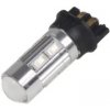 LED autožiarovka 12V / PW24W - oranžová 8xSMD LED + 3W CREE LED čip (2ks)