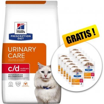 Hill´s cat c/d urinary stress chicken 8 kg