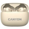 Canyon TWS-10, On Go, 10 ANC, True Wireless Bluetooth slúchadlá do uší, nabíjacia stanica v kazete, béžové CNS-TWS10BG