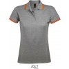 SOL´S PASADENA / Dámska polokošeľa - melange grey/orange L