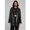 Urban Classics Dámsky kabát Ladies Faux Leather Coat Farba: Black, Veľkosť: L